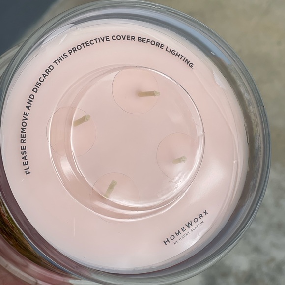 HOMEWORX By Slatkin & Co. Pink Geranium 4 Wick Candle - Picture 3 of 8